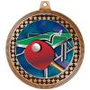 2.75" Table Tennis Award Medals, Bronze Vega Table Tennis Team Trophy Awards Includes Free Neck Ribbon 100 Pack view 2