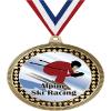 2.75" Alpine Ski Racing Award Medals, Gold Vega Alpine Ski Racing Team Trophy Awards Includes Free Neck Ribbon 10 Pack view 1
