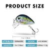 TRUSCEND Crankbaits Fishing Lures Hard Swimbait for Bass Trout Crappie Crank Baits Freshwater and Saltwater view 2