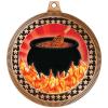 2.75" Flaming Hot Chili Pot Award Medals, Bronze Vega Flaming Hot Chili Pot Team Trophy Awards Includes Free Neck Ribbon 100 Pack view 2