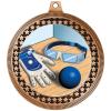 2.75" Handball Award Medals, Bronze Vega Handball Team Trophy Awards Includes Free Neck Ribbon 50 Pack view 2
