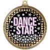 2.75" Dance Star Award Medals, Gold Vega Dance Star Team Trophy Awards Includes Free Neck Ribbon 50 Pack view 2