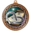 2.75" Horseshoes Award Medals, Bronze Vega Horseshoes Team Trophy Awards Includes Free Neck Ribbon 50 Pack view 2