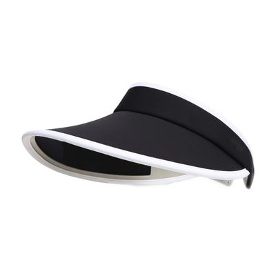 Sun Visors for Women | Round Brim | Visor Hats for Women | Golf and Tennis Visor | Running Visor | for All Sports (Color : Black, Size : One Size)