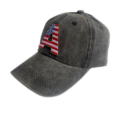 American Flag Hats for Men Fitted Fashion Embroidered Adjuatble Baseball Caps Vintage Distressed Cotton Outdoor Sun Caps