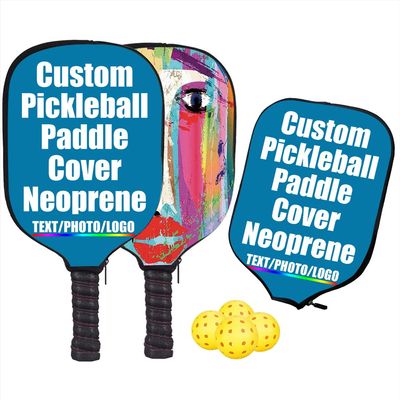 Art Printed Selkirk Pickleball Paddle Cover, Padded Pickleball Protection Neoprene Cover Paddle Case Racket Cover Holder Sleeve Case Protector, Fits Most Paddle/Racket, Sapphire Blue, W8.26"xL11.6"