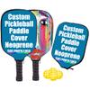 Art Printed Selkirk Pickleball Paddle Cover, Padded Pickleball Protection Neoprene Cover Paddle Case Racket Cover Holder Sleeve Case Protector, Fits Most Paddle/Racket, Sapphire Blue, W8.26"xL11.6" view 1