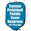 Art Printed Selkirk Pickleball Paddle Cover, Padded Pickleball Protection Neoprene Cover Paddle Case Racket Cover Holder Sleeve Case Protector, Fits Most Paddle/Racket, Sapphire Blue, W8.26"xL11.6" view 3