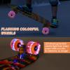 Kqpoinw Kids Skateboard,22" Complete Skateboards for Beginners,Skate Board,Rainbow Skateboards with Colorful LED Light up Wheels,Skate Tool, Ideal Gift for Girls,Kids,Teens view 2