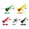 FishingPepo Fly Fishing Poppers, Topwater Fishing Lures Bass Crappie Bluegill Sunfish Panfish Trout Salmon Perch Steelhead Flies for Fly Fishing Bass Panfish Bluegill Trout Salmon(20pcs) view 2
