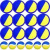Charniol Kids Toss and Catch Game, Blue Yellow, 12 Paddles 6 Balls view 1