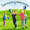 Charniol Kids Toss and Catch Game, Blue Yellow, 12 Paddles 6 Balls view 4