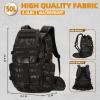 KXBUNQD 50L Military Tactical Backpack Hiking Waterproof Backpack Large Military Pack 3 Day Assault Pack Molle Bag Rucksack view 2