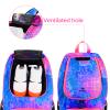 MATEIN Basketball Bag, Sturdy Soccer Bag with Ball Holder & Shoe Compartment, Large Basketball Backpack for Training Equipment, Water Resistant Sports Ball Backpack Fits Volleyball Football, Colorful view 3