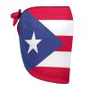 Puerto Rico Flag Swimsuit Coverups for Women Chiffon Sarong Beach Bikini Wrap Swim Cover Up for Swimwear L view 3