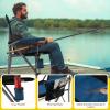 XGEAR Portable Camping Chairs for Adults with Padded Hard Armrest, Sturdy Folding Camping Chair with Cup Holder, Storage Pockets Carry Bag Included, Support to 300 lbs(2PCS/Blue) view 3