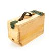 Merit wooden craft Handmade Handcrafted Wood Ammunition Box U.S. WWI WWII Browning M1917 MG view 1