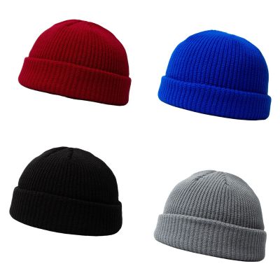 Faringoto Wool Knit Beanie Hat Winter Skullcap Fisherman Hat for Men Women