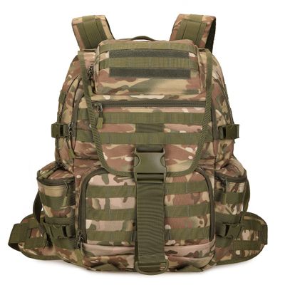 KXBUNQD 50L Military Tactical Backpack Hiking Waterproof Backpack Large Military Pack 3 Day Assault Pack Molle Bag Rucksack