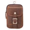 Sxdthy Sports Walking Fanny Pack Waist Bag Runner Belt Bum Bag Hip Fannie Pack Phanny Fannypack Woman Man (Color : Brown, Size : 13 * 19 * 2.5cm) view 1
