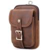 Sxdthy Sports Walking Fanny Pack Waist Bag Runner Belt Bum Bag Hip Fannie Pack Phanny Fannypack Woman Man (Color : Brown, Size : 13 * 19 * 2.5cm) view 3