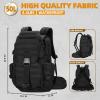 KXBUNQD 50L Military Tactical Backpack Hiking Waterproof Backpack Large Military Pack 3 Day Assault Pack Molle Bag Rucksack view 2