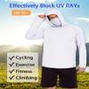COOrun Mens Fishing Hoodies with Face Mask UPF 50 Long Sleeve Rash Guards Hooded SPF Sun Shirts for Men Camo Hiking Shirt view 4