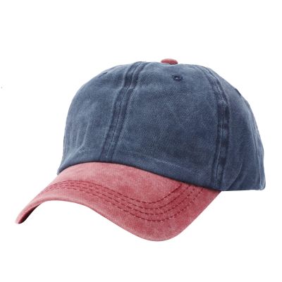 Adjustable Baseball Hat for Women Men Distressed Vintage Classic Cotton Baseball Caps Fitted Running Workout Outdoor Cap Navy