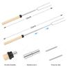 Camping Cooking Utensils Set, Stainless Steel Grill Tools, Camping BBQ Cookware Gear and Equipment for Travel Tenting RV Van Picnic Portable Kitchen Essentials Accessories (Black-16 PCS) view 2