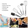 Camping Cooking Utensils Set, Stainless Steel Grill Tools, Camping BBQ Cookware Gear and Equipment for Travel Tenting RV Van Picnic Portable Kitchen Essentials Accessories (Black-16 PCS) view 3
