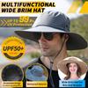 Oversize XXL Sun Hat for Men,UPF50+Waterproof Wide-Brim Boonie-Hat Sun-Hat Fishing-Hat for Safari Hiking Beach Garden view 2