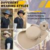 Oversize XXL Sun Hat for Men,UPF50+Waterproof Wide-Brim Boonie-Hat Sun-Hat Fishing-Hat for Safari Hiking Beach Garden view 4