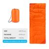 Camping Sleeping Bag for Adults Boys and Girls,Cold and Warm Weather-Summer, Spring, Fall, Lightweight, Waterproof Compact Bag for Camping Gear Equipment, Traveling, and Outdoors (Orange) view 2