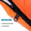 Camping Sleeping Bag for Adults Boys and Girls,Cold and Warm Weather-Summer, Spring, Fall, Lightweight, Waterproof Compact Bag for Camping Gear Equipment, Traveling, and Outdoors (Orange) view 3