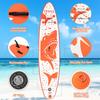 AUGESTER 10/10.5/11 Inflatable Lightweight Stand up Paddle Board, Premium Yoga Board W/Durable SUP Accessories, with Fins, Carrying Bag, Non-Slip Deck, Adjustable Paddle & Hand Pump, Wide Stance view 3