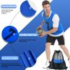 PULUOMASI 12 Pack Team Pinnies Scrimmage Vests Practice Jersey for Men Pennies for Sports Soccer Jerseys for Adult Youth DarkBlue XL view 4