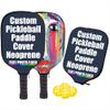 JCETUNO Custom Personalized Pickle Ball Raquette Sleeve, Great Gift for Men, Women, Teens, Seniors, Kids and Adults of All Ages Who Love Pickleball Balls, Navy Blue, W8.26 xL11.6 view 1