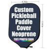 JCETUNO Custom Personalized Pickle Ball Raquette Sleeve, Great Gift for Men, Women, Teens, Seniors, Kids and Adults of All Ages Who Love Pickleball Balls, Navy Blue, W8.26 xL11.6 view 3