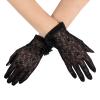 IPENNY Women Sun UV Protection Driving Gloves Summer Short Floral Lace Anti-Skid Screentouch Gloves Elegant Sunblock Gloves view 2