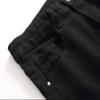 Mens Slim Fit Stretch Jeans Skinny Straight Leg Vintage Denim Pants Retro Washed Comfy Regular Fit Biker Jean (Black,28) view 3