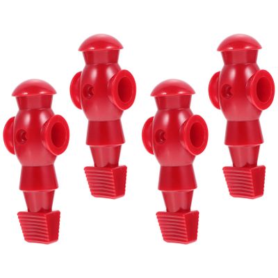 Veemoon Football Pool Player Replacement Set - 2Pcs Durable Resin Foosball Figures for Table Football Game Easy to Install and Colorful Design