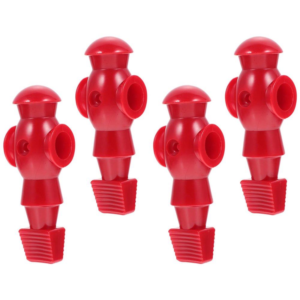 Veemoon Football Pool Player Replacement Set - 2Pcs Durable Resin Foosball Figures for Table Football Game Easy to Install and Colorful Design