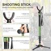 Manbily Shooting Stick Monopod with Tri-Stand Tripod Base, with Rotating and Removeable U-Shaped Yoke for Hunting, Shooting, and Outdoors-Green (G-333) view 4
