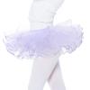 Bezioner Girls Tutu Skirts,Ballet Dance Skirts for Kids,4 Layers Tulle Dress Up for Toddler Girls Purple,Size L view 1