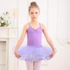 Bezioner Girls Tutu Skirts,Ballet Dance Skirts for Kids,4 Layers Tulle Dress Up for Toddler Girls Purple,Size L view 2