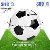 Runleaps Soccer Ball Size 3 for Kids, Ball Toys with Star Pattern Official Size Soccer Balls for Training, Playing, Boys, Girls, Toddlers Age 3-8 (Black) view 4