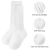 Auranso Girl Knee High Cotton Socks 9 Pairs Girls Long Crew Socks white 9-12 Years view 3