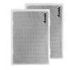 Aventik Super Large Capacity Fly Boxes Slim Foam Clear Lid PP Collection Fishing Boxes Competition Fishing Hook Tackle Boxes(2X24LD)