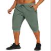 FASKUNOIE Shorts for Mens Cotton Rock Brand Music Below Knee Hammer Pants Light Green view 2