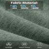 FASKUNOIE Shorts for Mens Cotton Rock Brand Music Below Knee Hammer Pants Light Green view 4
